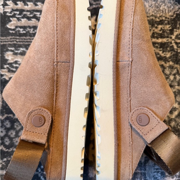 UGG Women’s Tan Suede Slip-On Loafers - Picture 4 of 9